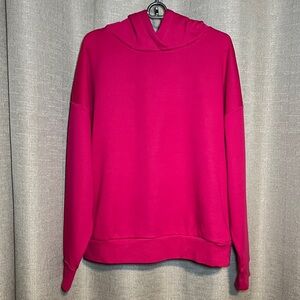 Fabletics Go-To Oversized Pink Hoodie Sweatshirt - Size S